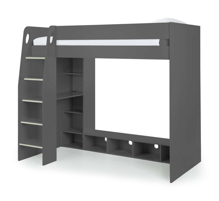Newark Gaming Bed with Desk – Anthracite - Luminex FurnitureHigh SleepersNEB001