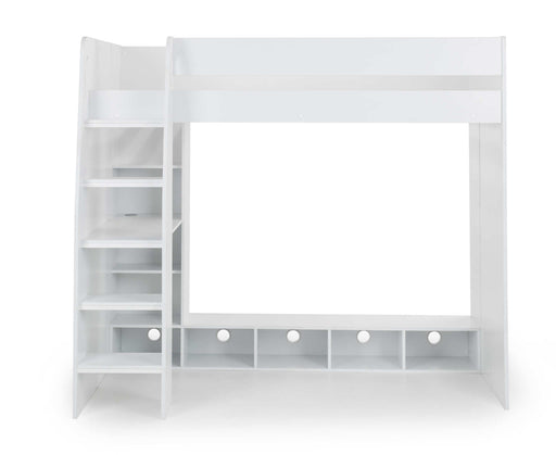 Newark Gaming Bed with Desk – White - Luminex FurnitureHigh SleepersNEB002