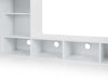 Newark Gaming Bed with Desk – White - Luminex FurnitureHigh SleepersNEB002