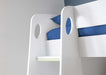 Newark Gaming Bed with Desk – White - Luminex FurnitureHigh SleepersNEB002
