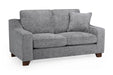 Newbury 2 Seater Woven Fabric Sofa – Plush Comfort & Wooden Feet - Luminex FurnitureSofasnebraska_sofa_slate_2_seater