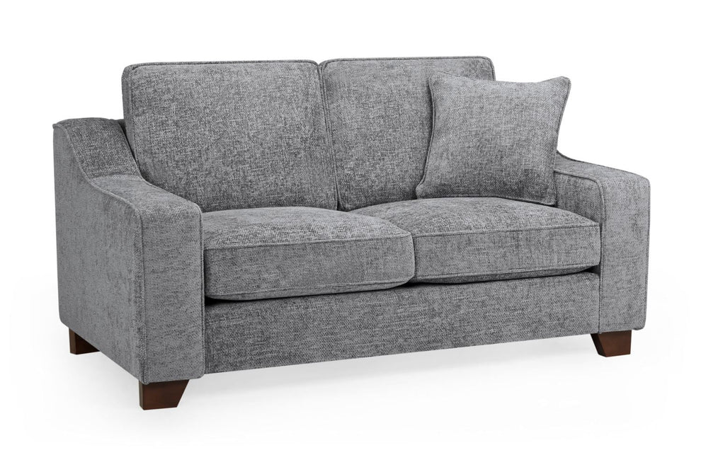 Newbury 2 Seater Woven Fabric Sofa – Plush Comfort & Wooden Feet - Luminex FurnitureSofasnebraska_sofa_slate_2_seater