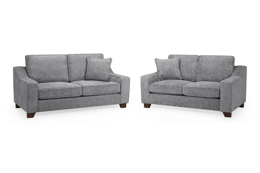 Newbury Slate 3+2 Seater Sofa Set – Woven Upholstery - Luminex FurnitureSofasnebraska_sofa_slate_3+2_set
