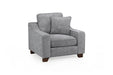 Newbury Slate Armchair – Woven Fabric Upholstery - Luminex FurnitureOccasional Chairsnebraska_sofa_slate_armchair