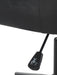 Nexra Black Faux Leather Office Chair – Quilted & Adjustable - Luminex FurnitureOffice ChairLUX011