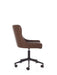 Nexra Brown Faux Leather Office Chair – Adjustable - Luminex FurnitureOffice ChairLUX012