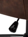 Nexra Brown Faux Leather Office Chair – Adjustable - Luminex FurnitureOffice ChairLUX012