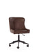Nexra Brown Faux Leather Office Chair – Adjustable - Luminex FurnitureOffice ChairLUX012
