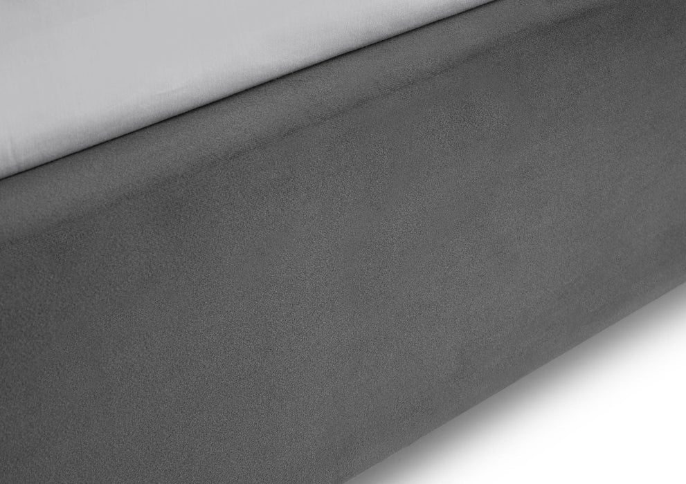 Nicolette Bed Grey - Luminex FurnitureFabric BedsROS001