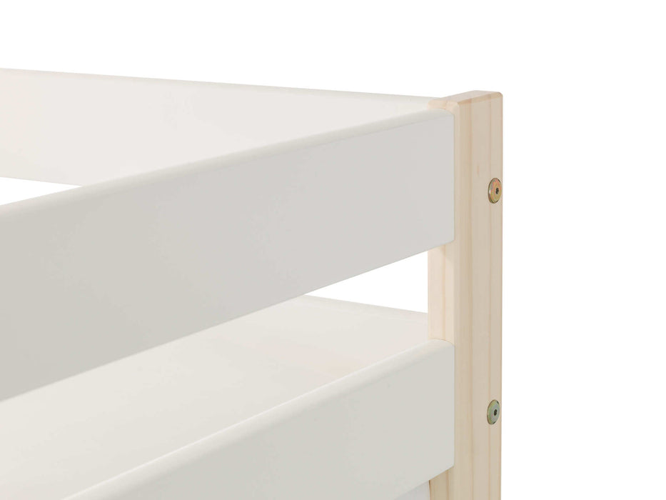Night Owl Bunk Bed – Two Tone White & Pine - Luminex FurnitureBunk BedNOV001