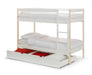 Night Owl Bunk Bed – Two Tone White & Pine - Luminex FurnitureBunk BedNOV001