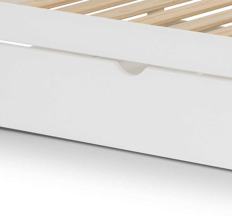 Night Owl Bunk Bed – Two Tone White & Pine - Luminex FurnitureBunk BedNOV001