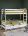 Night Owl Bunk Bed – Two Tone White & Pine - Luminex FurnitureBunk BedNOV001