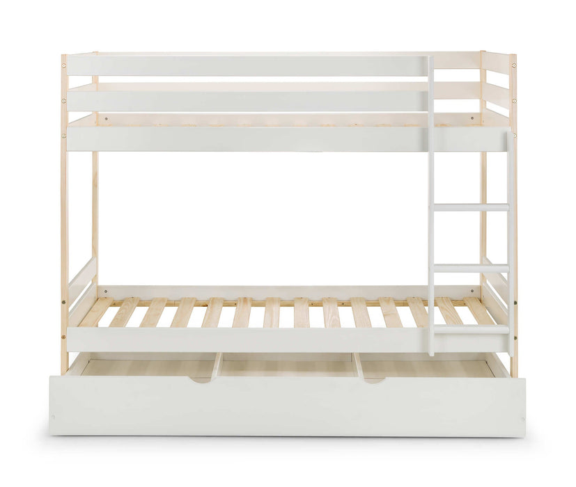 Night Owl Bunk Bed – Two Tone White & Pine - Luminex FurnitureBunk BedNOV001