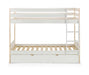 Night Owl Bunk Bed – Two Tone White & Pine - Luminex FurnitureBunk BedNOV001