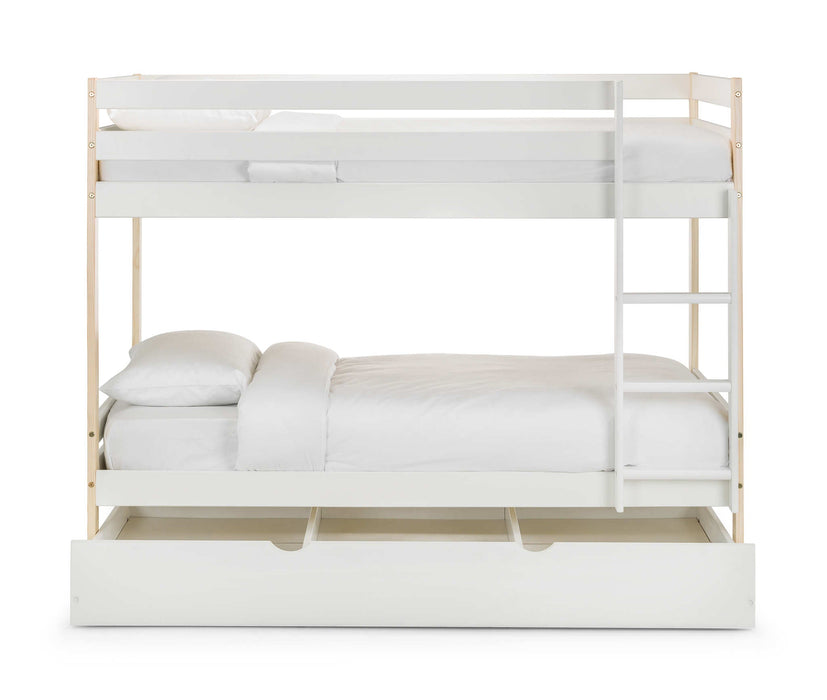 Night Owl Bunk Bed – Two Tone White & Pine - Luminex FurnitureBunk BedNOV001