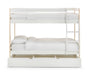 Night Owl Bunk Bed – Two Tone White & Pine - Luminex FurnitureBunk BedNOV001