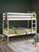 Night Owl Bunk Bed – Two Tone White & Pine - Luminex FurnitureBunk BedNOV001