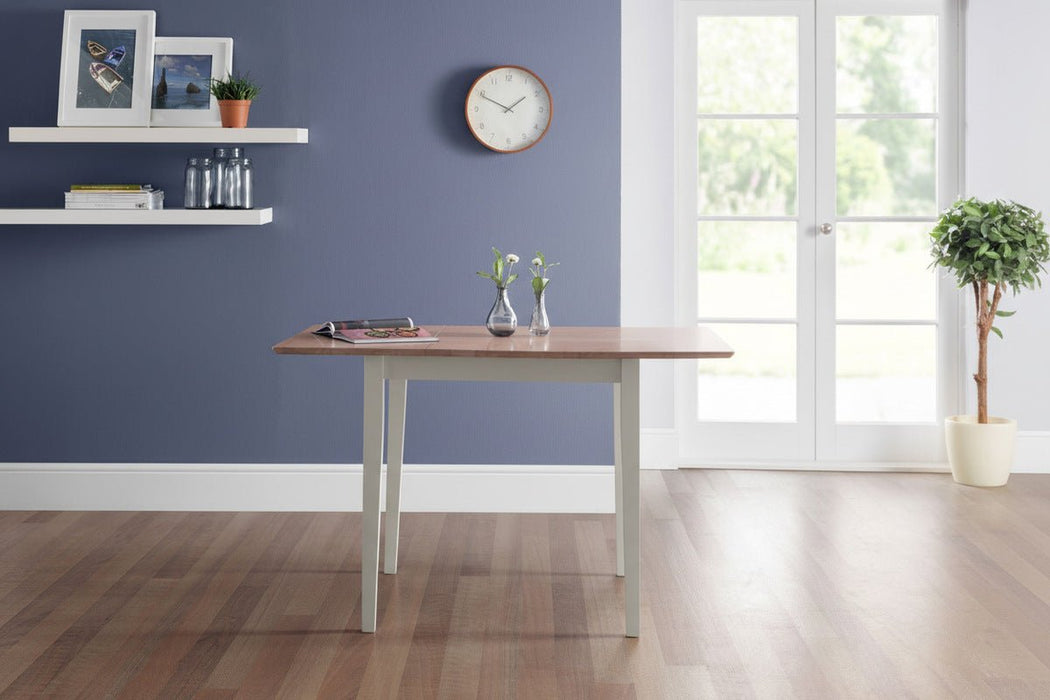 Noelle Extending Dining Table - Solid Wood, 80–120cm, Multiple Colours - Luminex FurnitureDining TableRUF201