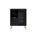 Noemi 2 Door 2 Drawer Sideboard - Matt Black - Luminex FurnitureSideboardMUR105
