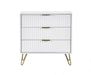 Noemi 3 Drawer Chest - Matt White - Luminex FurnitureChest of drawersMUR002