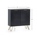 Noemi Compact Sideboard - Matt Black - Luminex FurnitureSideboardMUR104
