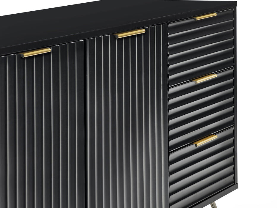 Noemi Large Sideboard - Matt Black - Luminex FurnitureSideboardMUR106