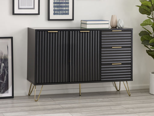 Noemi Large Sideboard - Matt Black - Luminex FurnitureSideboardMUR106