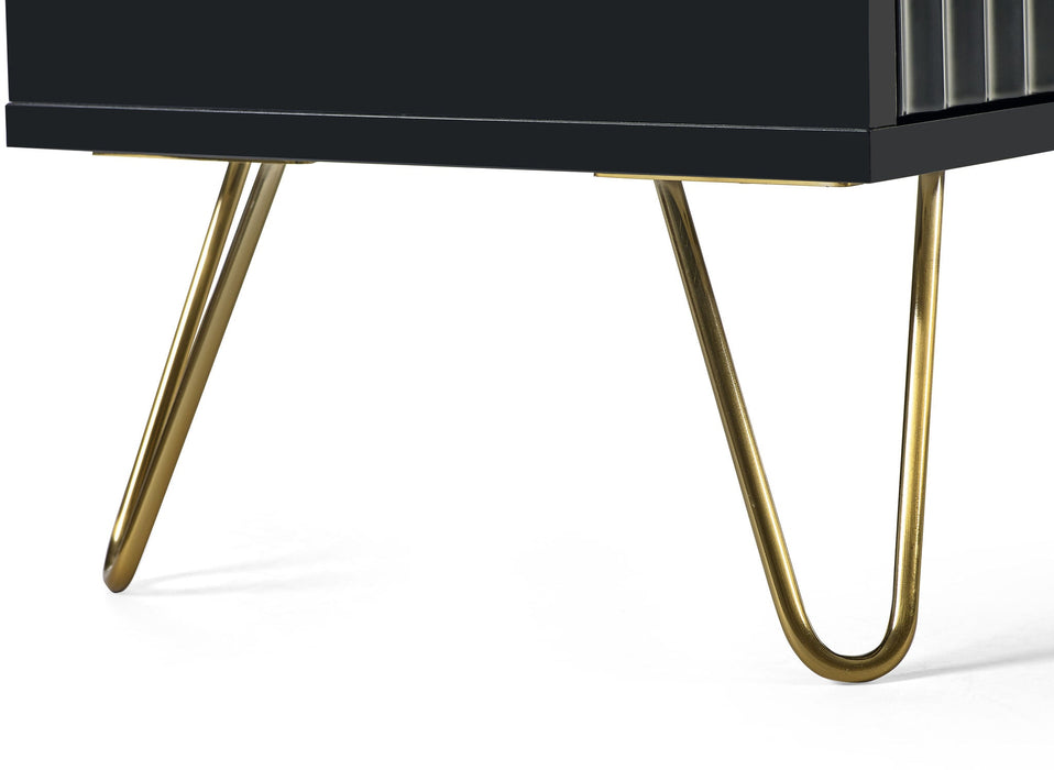 Noemi TV Unit – Matt Black - Luminex FurnitureTV UnitMUR103