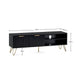 Noemi TV Unit – Matt Black - Luminex FurnitureTV UnitMUR103