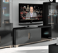 Noira Black Gloss & Dark Oak TV Unit - Luminex FurnitureTV Unit2518