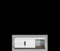 Noira White Gloss & Dark Walnut TV Unit - Luminex FurnitureTV Unit2579