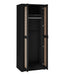 Nora 2 Door Wardrobe - Black Ash - Luminex FurnitureWardrobeSYD105