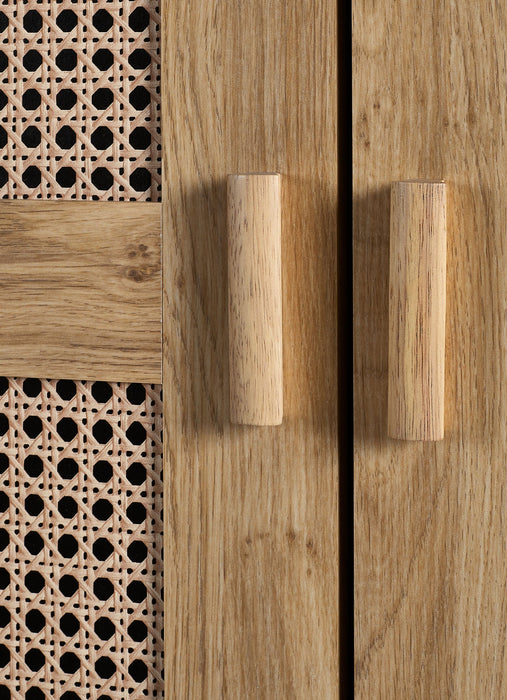 Nora 2 Door Wardrobe in Natural Oak Effect - Luminex FurnitureWardrobeSYD005