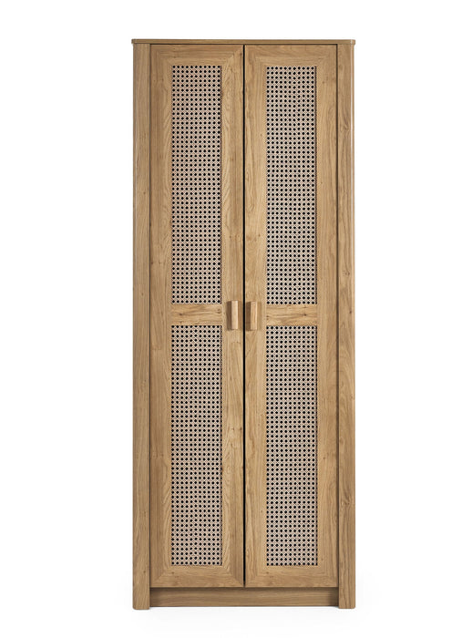 Nora 2 Door Wardrobe in Natural Oak Effect - Luminex FurnitureWardrobeSYD005