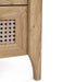 Nora 2 Drawer Bedside in Oak - Luminex FurnitureBedside TableSYD001