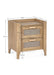 Nora 2 Drawer Bedside in Oak - Luminex FurnitureBedside TableSYD001