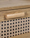 Nora 2 Drawer Bedside in Oak - Luminex FurnitureBedside TableSYD001