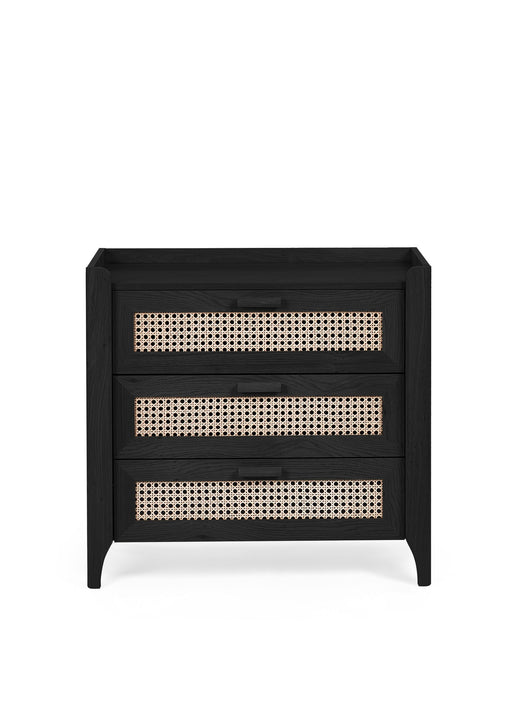 Nora 3 Drawer Chest in Black Ash - Luminex FurnitureChest of drawersSYD103