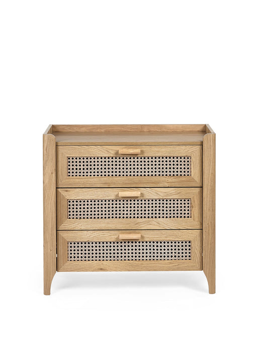 Nora 3 Drawer Chest in Oak Effect - Luminex FurnitureChest of drawersSYD003
