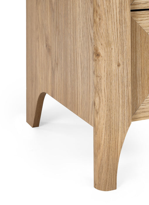 Nora 3 Drawer Chest in Oak Effect - Luminex FurnitureChest of drawersSYD003