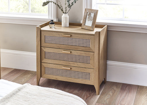 Nora 3 Drawer Chest in Oak Effect - Luminex FurnitureChest of drawersSYD003