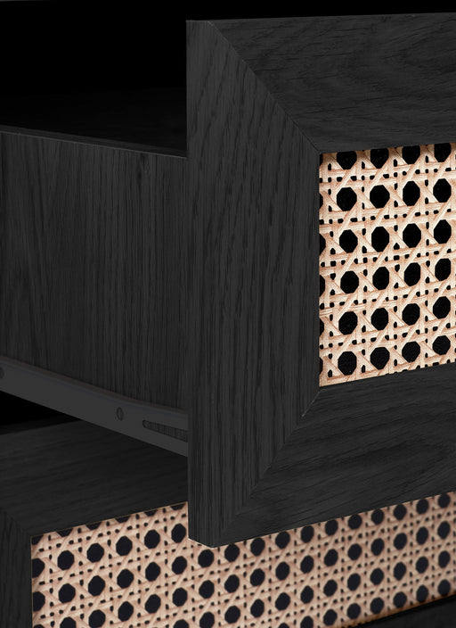 Nora 5 Drawer Chest in Black Ash - Luminex FurnitureChest of drawersSYD102