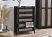 Nora 5 Drawer Chest in Black Ash - Luminex FurnitureChest of drawersSYD102