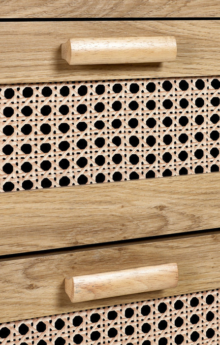 Nora 5 Drawer Chest in Oak Effect - Luminex FurnitureChest of drawersSYD002