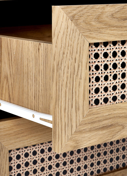 Nora 5 Drawer Chest in Oak Effect - Luminex FurnitureChest of drawersSYD002