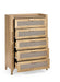 Nora 5 Drawer Chest in Oak Effect - Luminex FurnitureChest of drawersSYD002