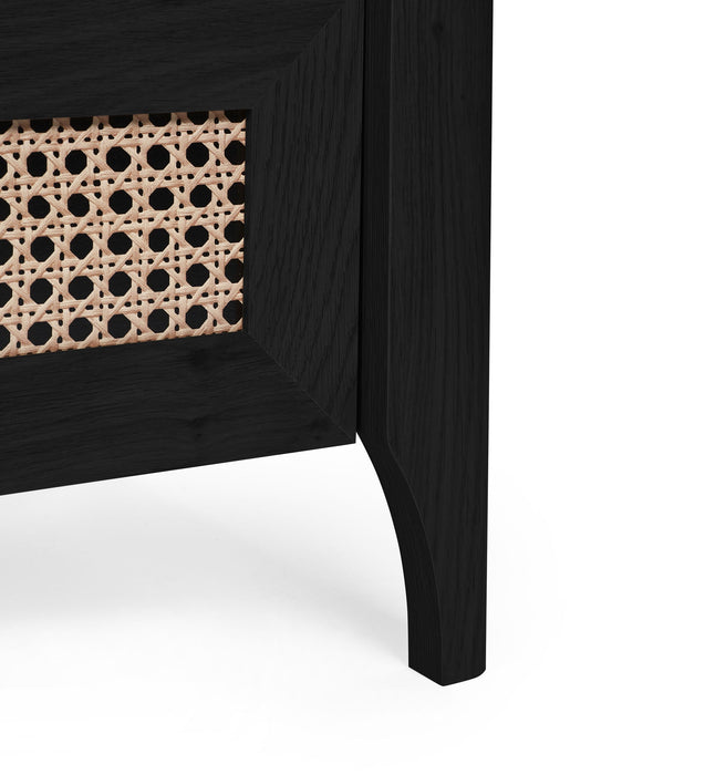 Nora 6 Drawer Wide Chest in Black Ash - Luminex FurnitureChest of drawersSYD104