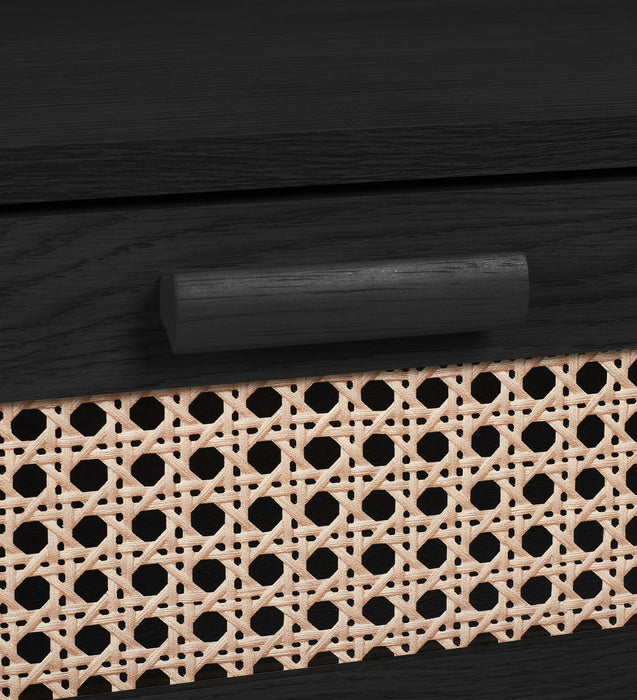 Nora 6 Drawer Wide Chest in Black Ash - Luminex FurnitureChest of drawersSYD104