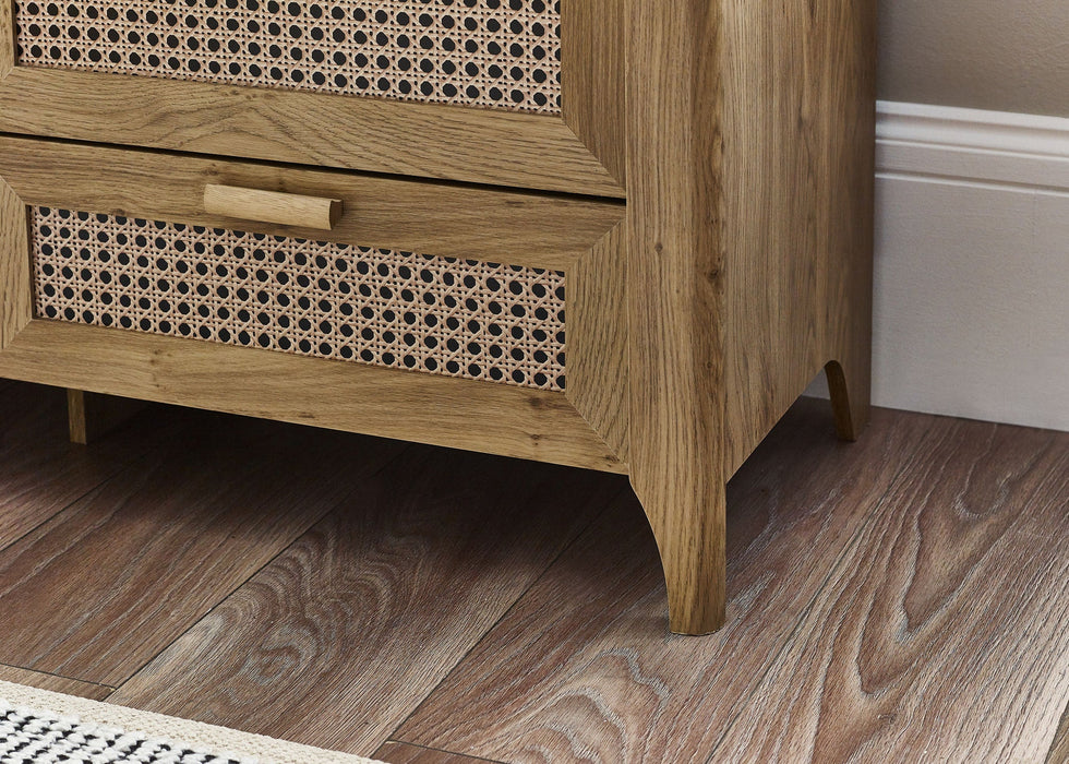 Nora 6 Drawer Wide Chest in Oak Effect - Luminex FurnitureChest of drawersSYD004